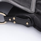 Fendi Shoulder Bag Zucca Black Canvas Leather — view 8
