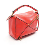 Loewe Handbag Puzzle Bag Small 2-Way Red Leather — view 2