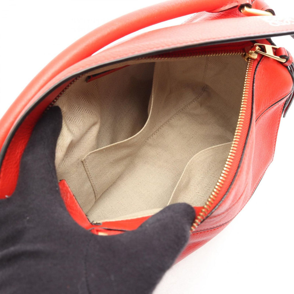 Loewe Handbag Puzzle Bag Small 2-Way Red Leather — view 3