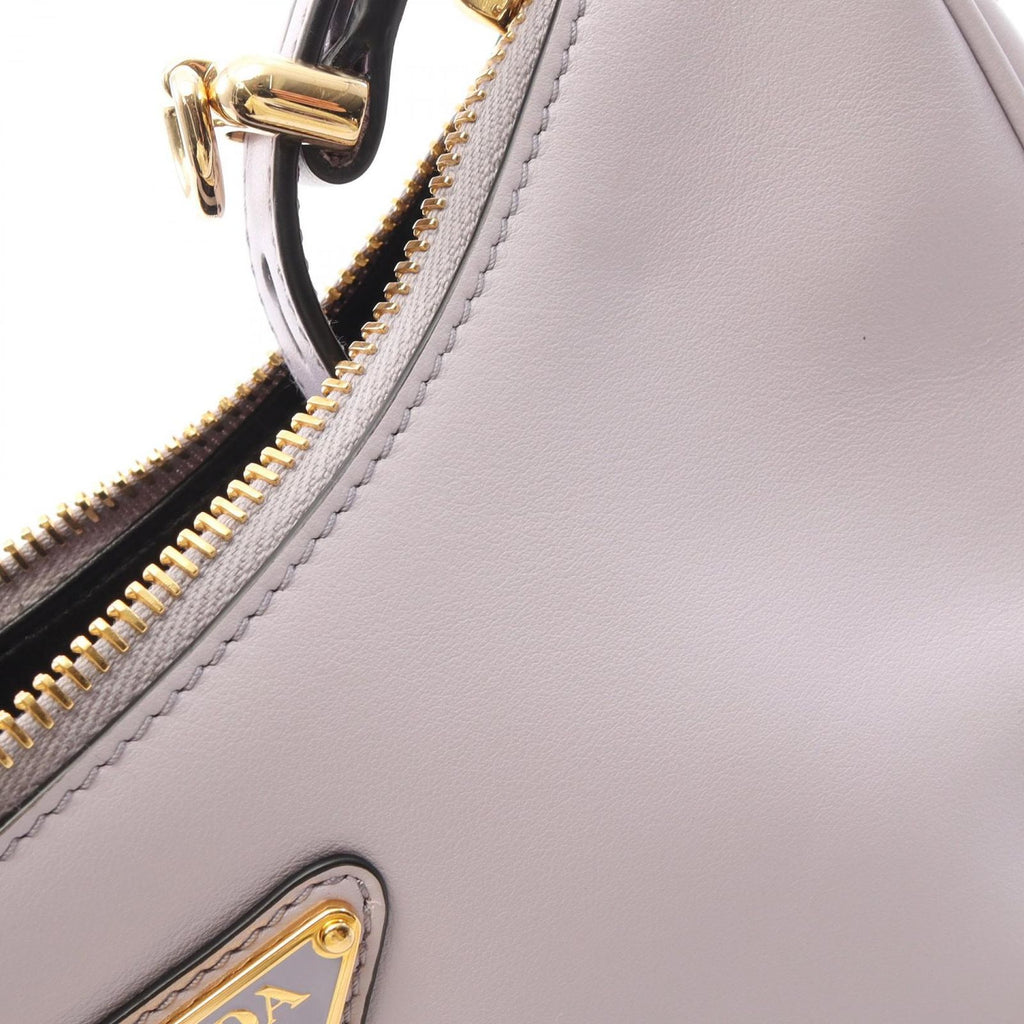 Prada Soft Calfskin Ake 2-Way Lavender Leather Ake Small Handbag — view 5