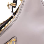 Prada Soft Calfskin Ake 2-Way Lavender Leather Ake Small Handbag — view 5