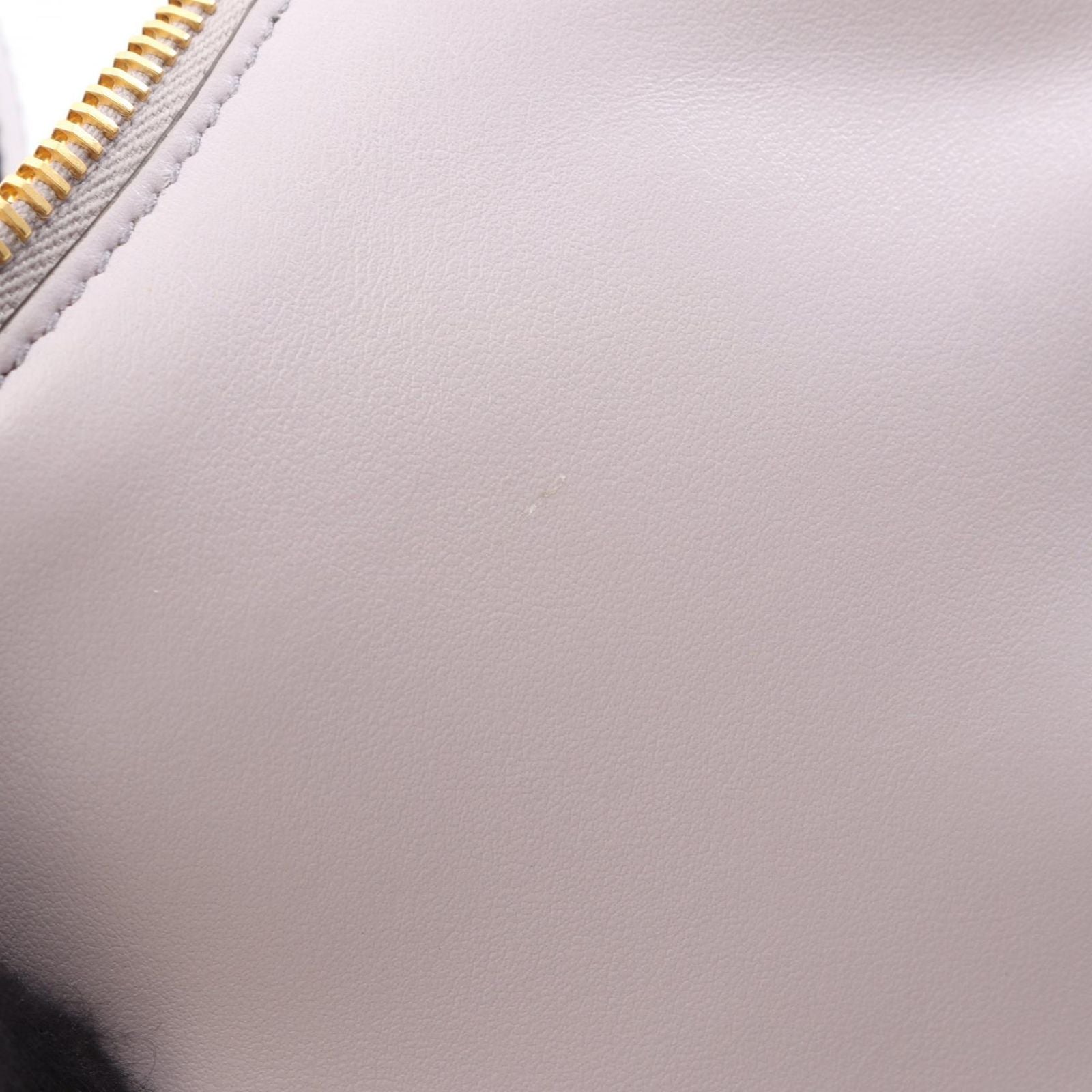 Prada Soft Calfskin Ake 2-Way Lavender Leather Ake Small Handbag — view 7