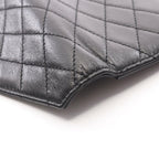 Saint Laurent Paris Clutch Gabby Black Leather Flap Chain — view 8