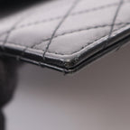 Saint Laurent Paris Clutch Gabby Black Leather Flap Chain — view 7