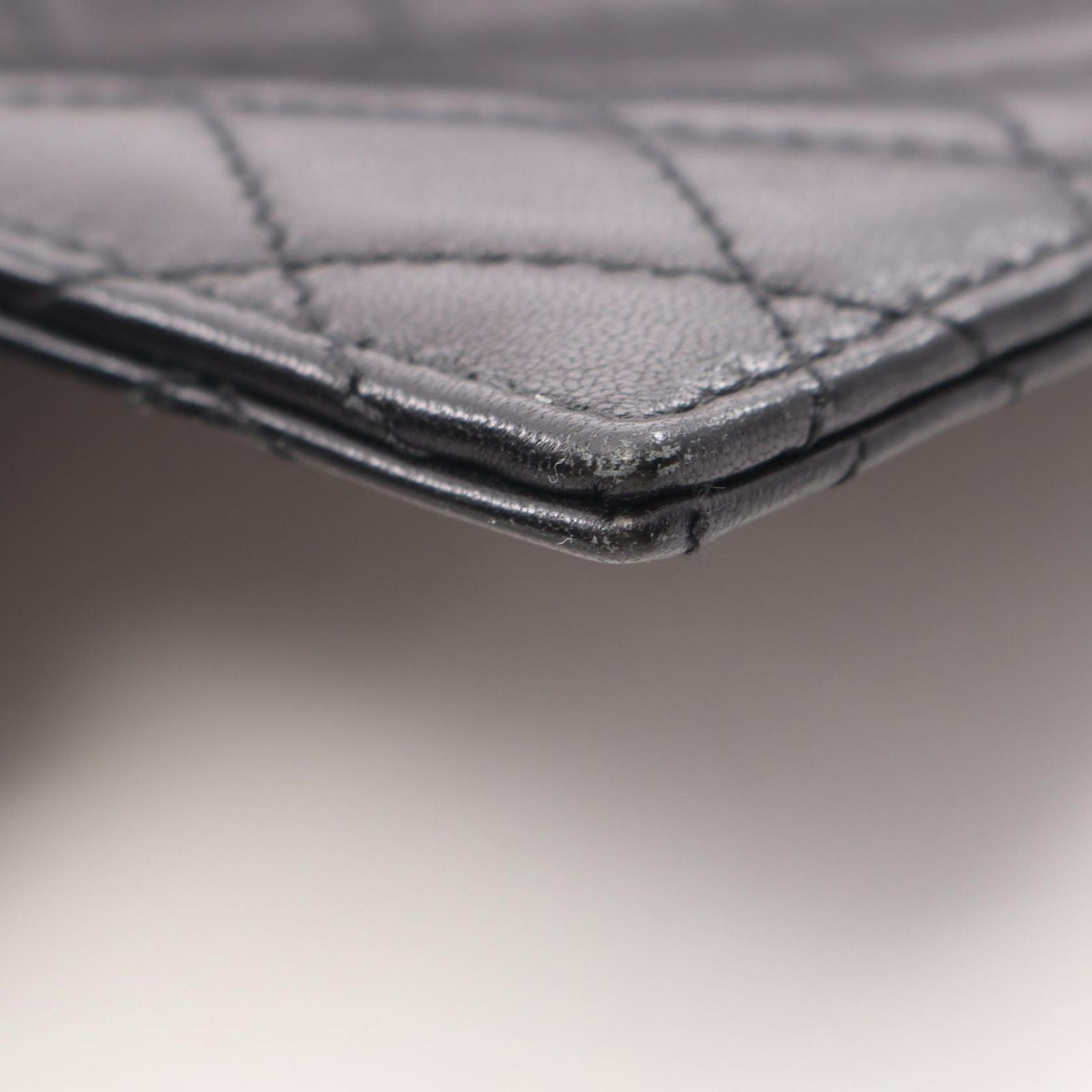 Saint Laurent Paris Clutch Gabby Black Leather Flap Chain — view 6