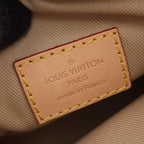 Louis Vuitton Shoulder Bag Loop Monogram Laminated Jacquard 2-Way Gold Canvas — view 4