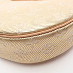 Louis Vuitton Shoulder Bag Loop Monogram Laminated Jacquard 2-Way Gold Canvas — view 6