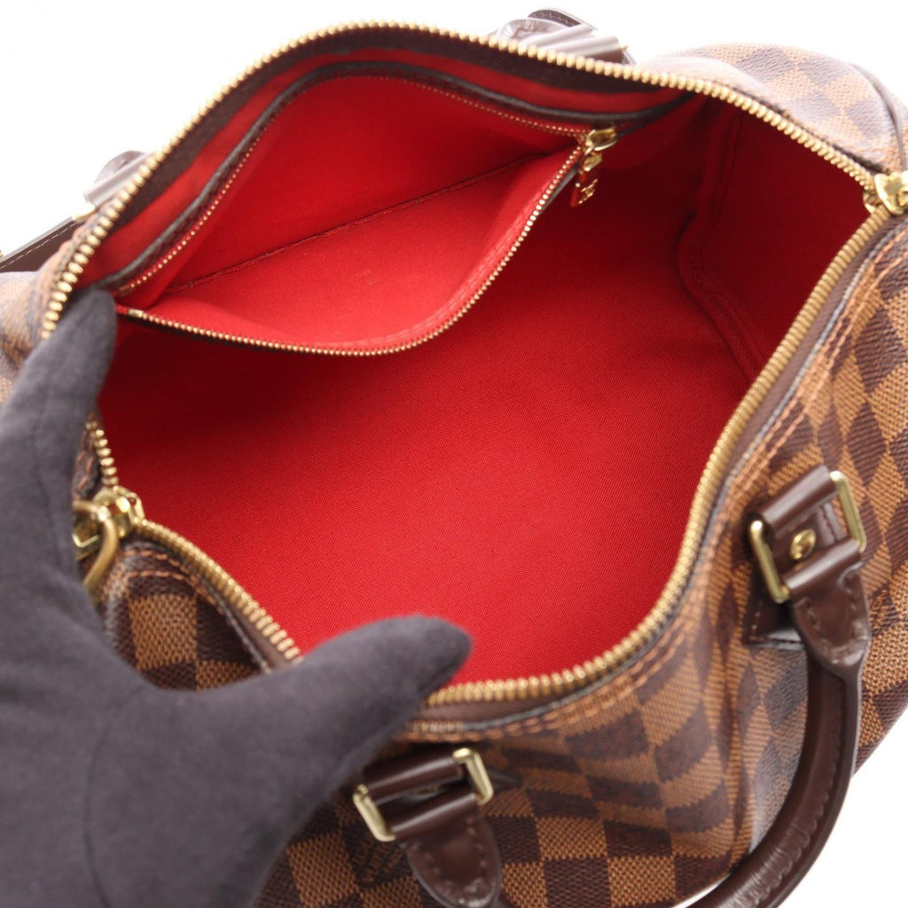 Louis Vuitton Handbag Speedy Bandouliere 30 Damier Ebene 2-Way Canvas Leather — view 3