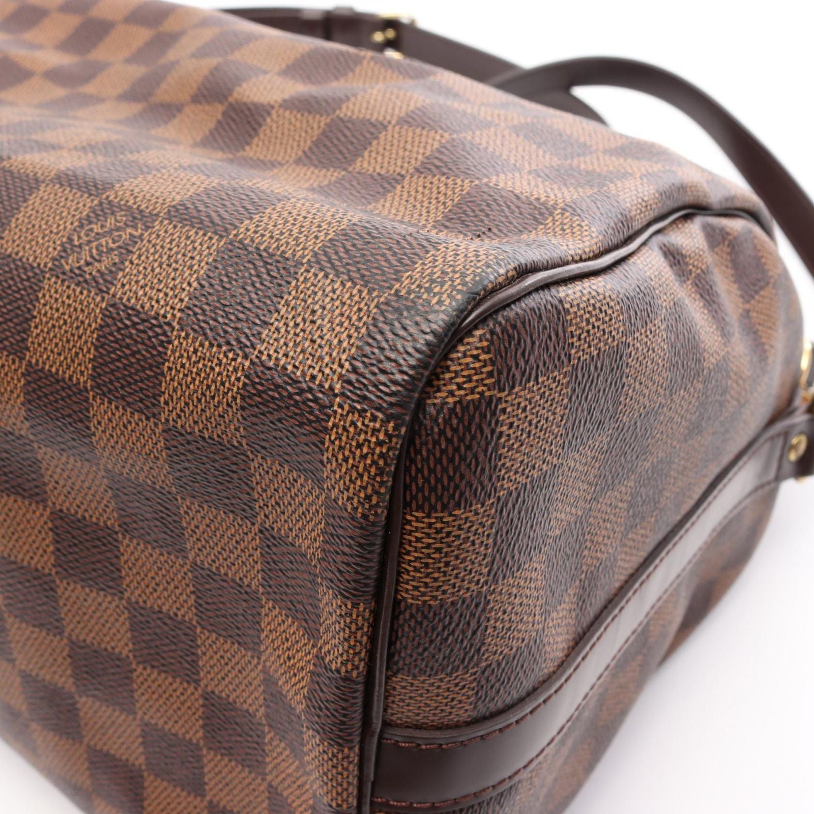 Louis Vuitton Handbag Speedy Bandouliere 30 Damier Ebene 2-Way Canvas Leather — view 8
