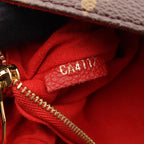Louis Vuitton Shoulder Bag Sun Placido Monogram Cerise Canvas Leather — view 5