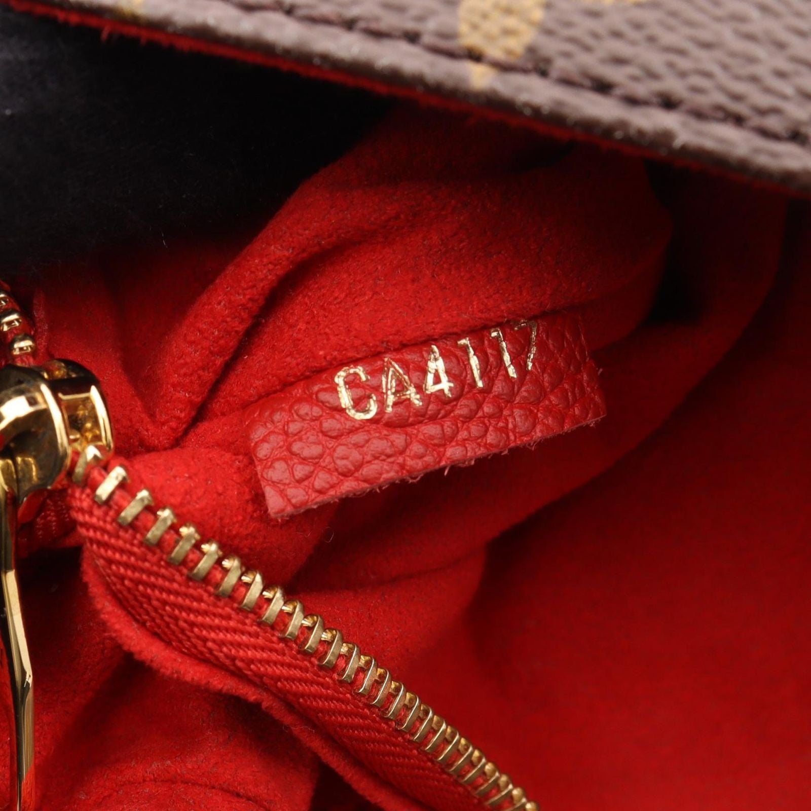 Louis Vuitton Shoulder Bag Sun Placido Monogram Cerise Canvas Leather — view 5