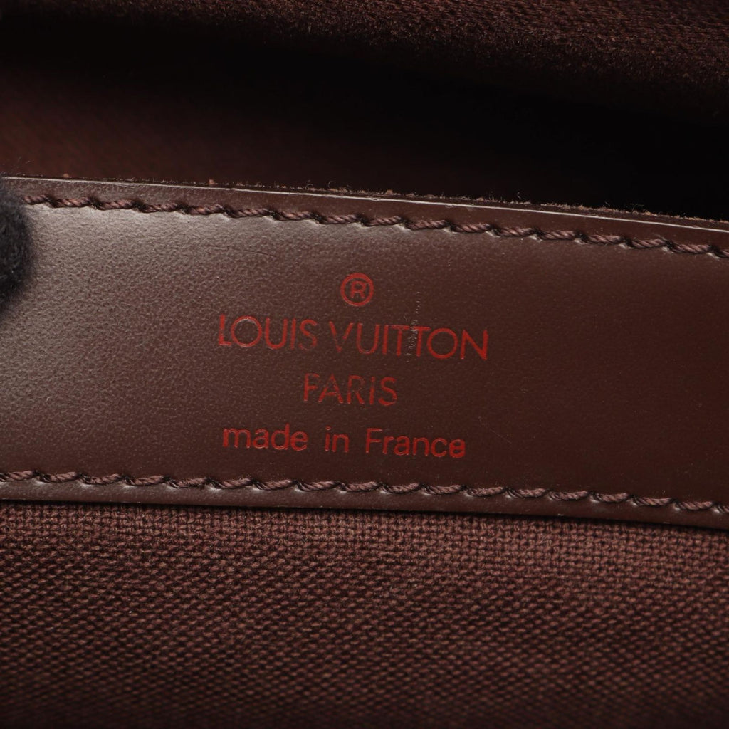 Louis Vuitton Shoulder Bag Naviglio Damier Ebene Canvas Leather — view 4