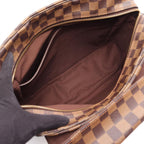 Louis Vuitton Shoulder Bag Naviglio Damier Ebene Canvas Leather — view 3
