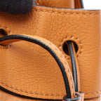 Loewe Handbag Hammock Drawstring Bag Mini 2-Way Brown Leather — view 7
