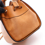 Loewe Handbag Hammock Drawstring Bag Mini 2-Way Brown Leather — view 8