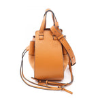 Loewe Handbag Hammock Drawstring Bag Mini 2-Way Brown Leather