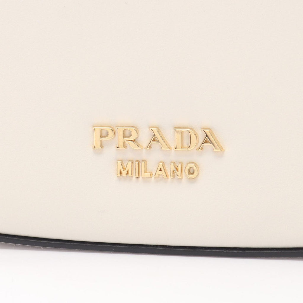 Prada Shoulder Bag City Calfskin White Leather — view 5