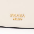 Prada Shoulder Bag City Calfskin White Leather — view 5