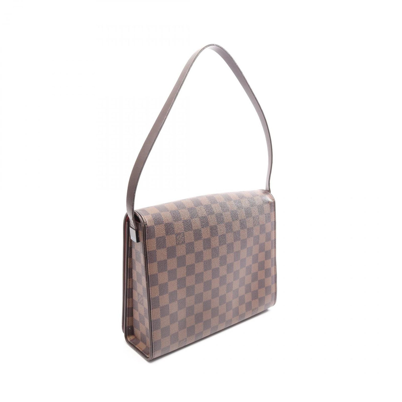 Louis Vuitton Shoulder Bag Tribeca Carre Damier Ebene Canvas Leather — view 2