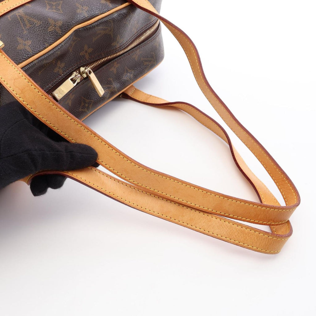 Louis Vuitton Shoulder Bag Cite GM Monogram Canvas Leather — view 8