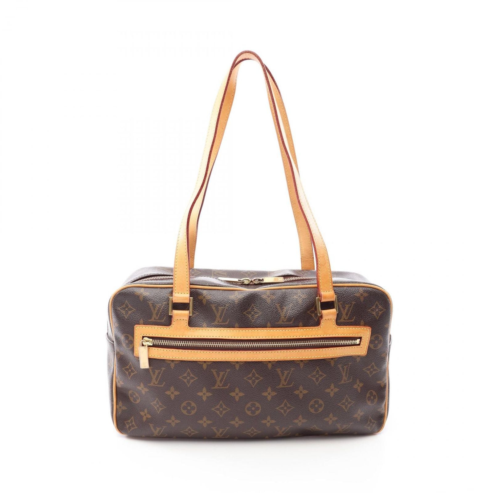 Louis Vuitton Shoulder Bag Cite GM Monogram Canvas Leather