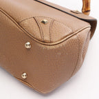 Gucci Bamboo Beige Leather Handbag — view 8