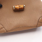 Gucci Bamboo Beige Leather Handbag — view 6