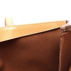 Celine Tote Bag Macadam Brown Canvas Leather — view 5