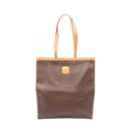 Celine Tote Bag Macadam Brown Canvas Leather