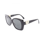 Chanel Sunglasses CC Logo Black Eyewear — view 2