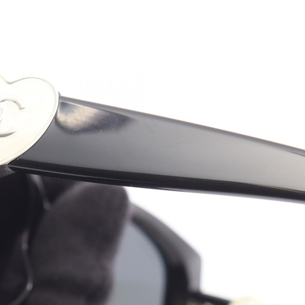 Chanel Sunglasses CC Logo Black Eyewear — view 8