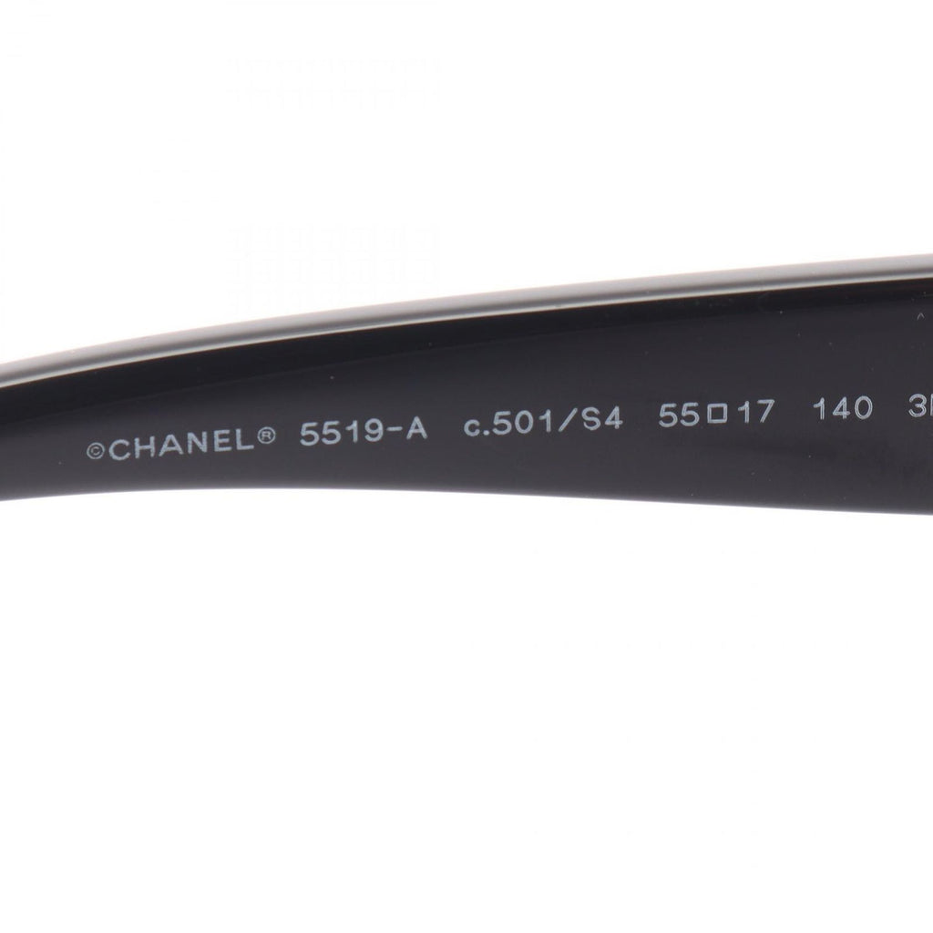 Chanel Sunglasses CC Logo Black Eyewear — view 4