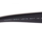 Chanel Sunglasses CC Logo Black Eyewear — view 4