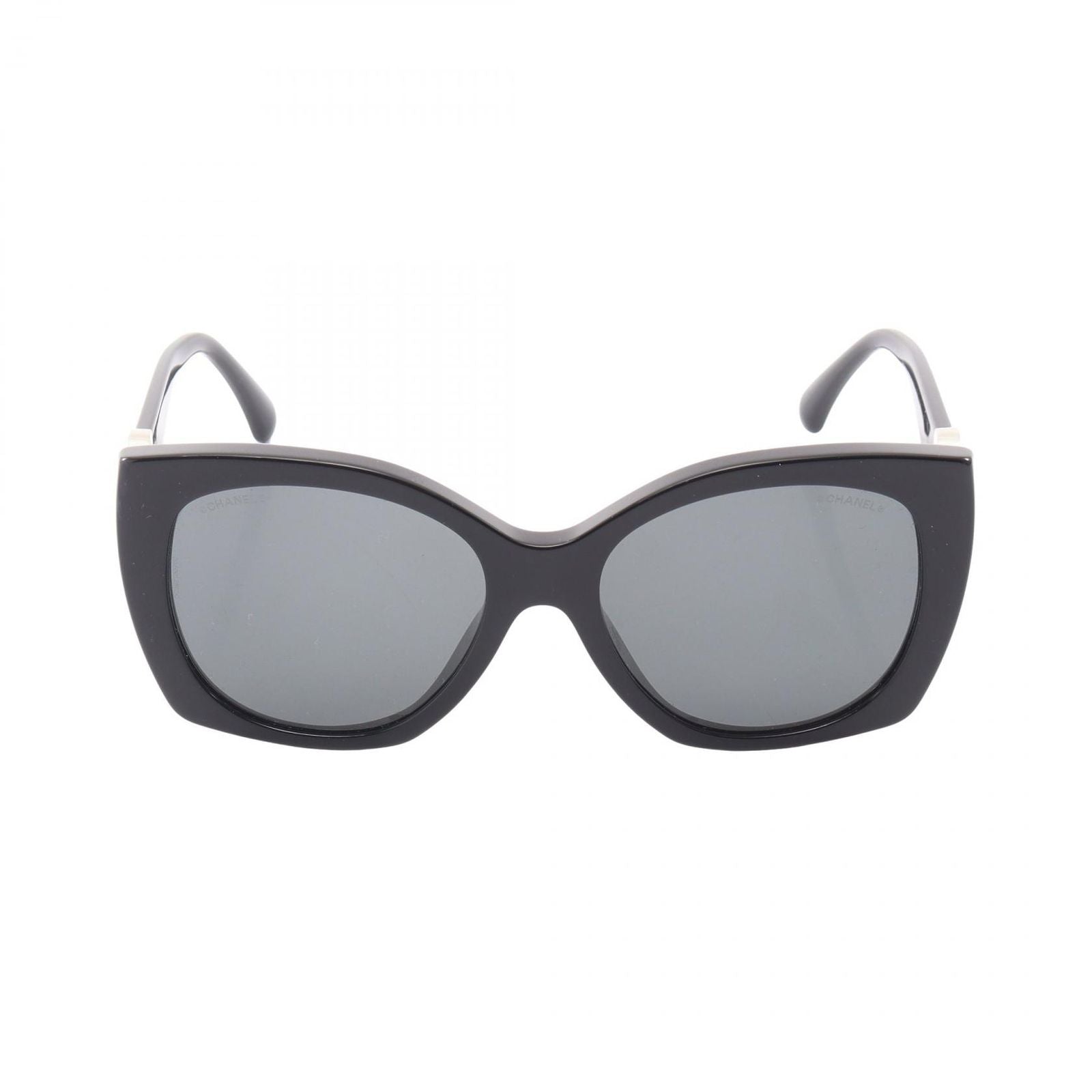 Chanel Sunglasses CC Logo Black Eyewear