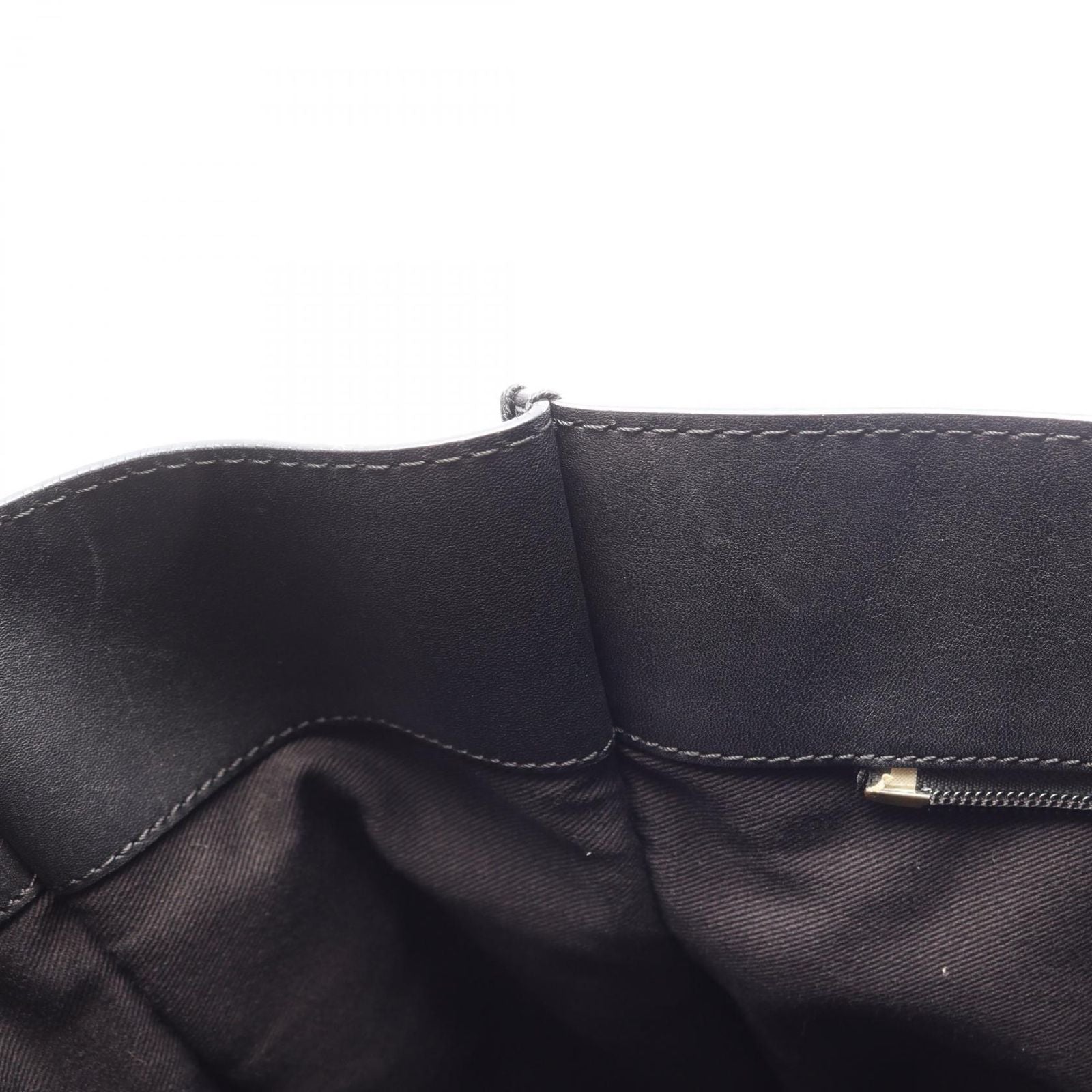 Loewe Tote Bag Crown Logo Black Leather — view 6