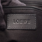 Loewe Tote Bag Crown Logo Black Leather — view 4