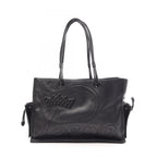 Loewe Tote Bag Crown Logo Black Leather