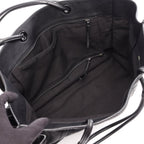 Loewe Tote Bag Crown Logo Black Leather — view 3