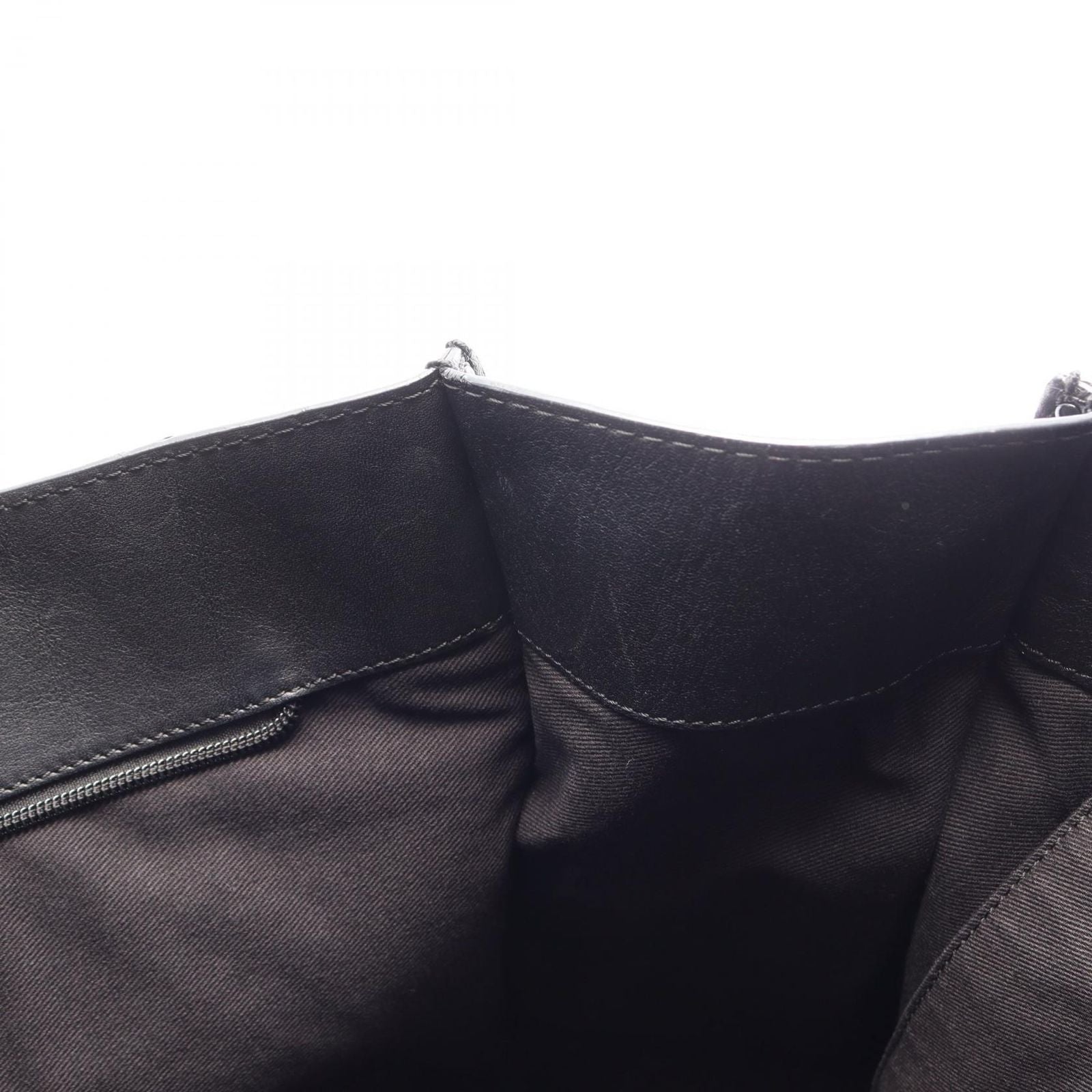 Loewe Tote Bag Crown Logo Black Leather — view 5
