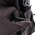 Loewe Tote Bag Crown Logo Black Leather — view 7