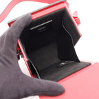Fendi Shoulder Bag Box Red Leather — view 3