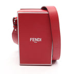 Fendi Shoulder Bag Box Red Leather