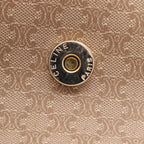 Celine Macadam Beige Brown Canvas Leather Handbag — view 5