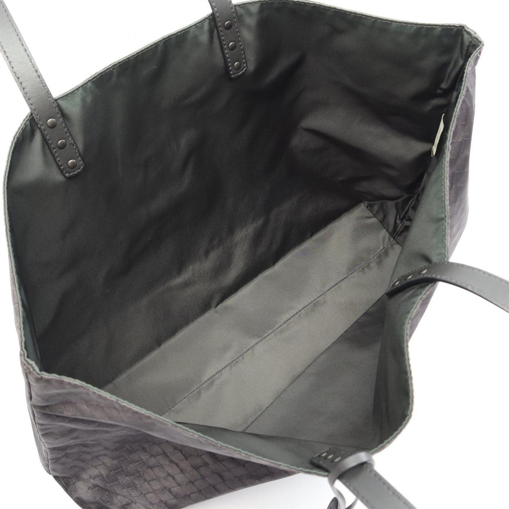 Bottega Veneta Tote Bag Intreccio Illusion Black Nylon Leather — view 3