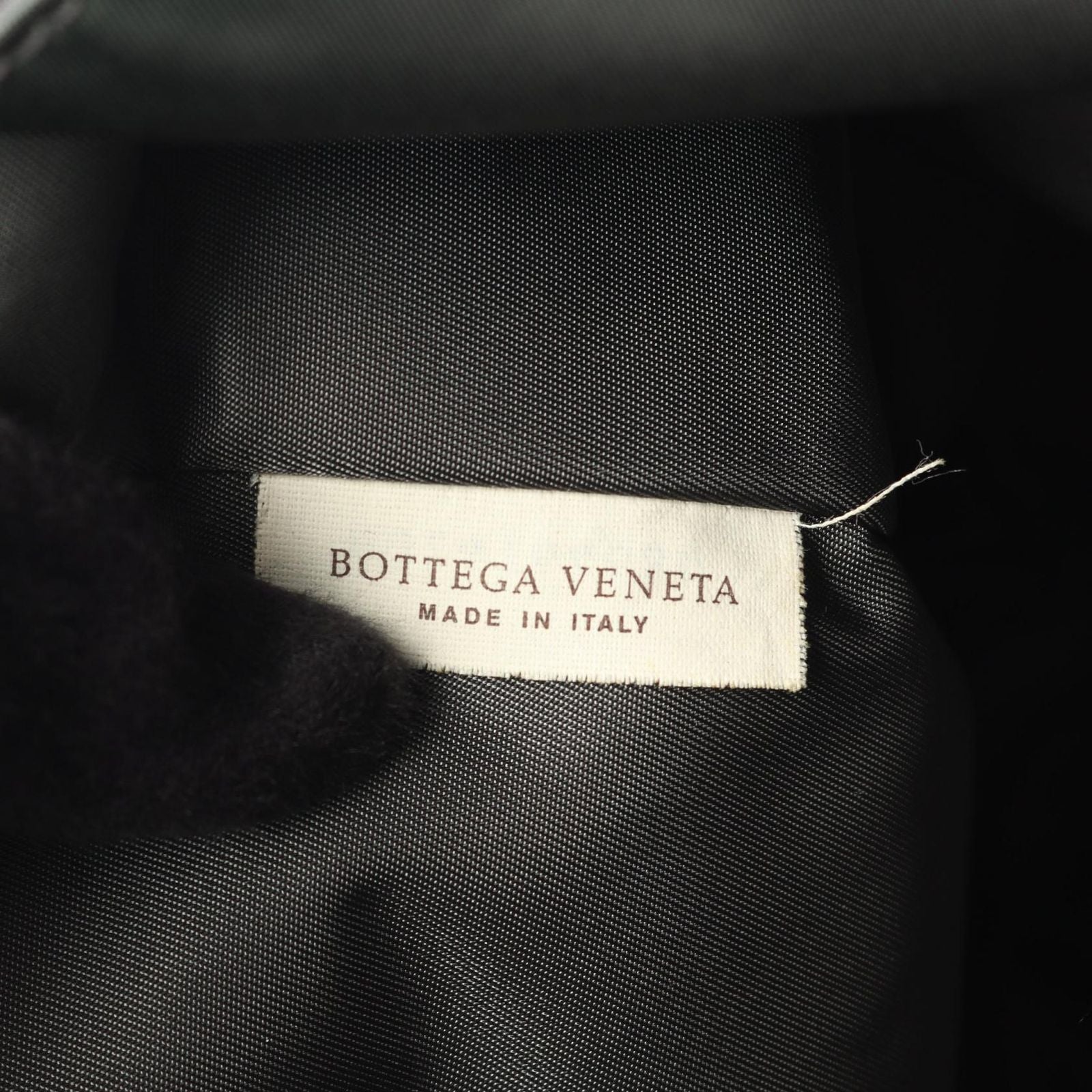 Bottega Veneta Tote Bag Intreccio Illusion Black Nylon Leather — view 4