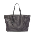 Bottega Veneta Tote Bag Intreccio Illusion Black Nylon Leather
