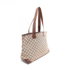 Gucci Tote Bag GG Campus 019 Beige Brown Leather — view 2