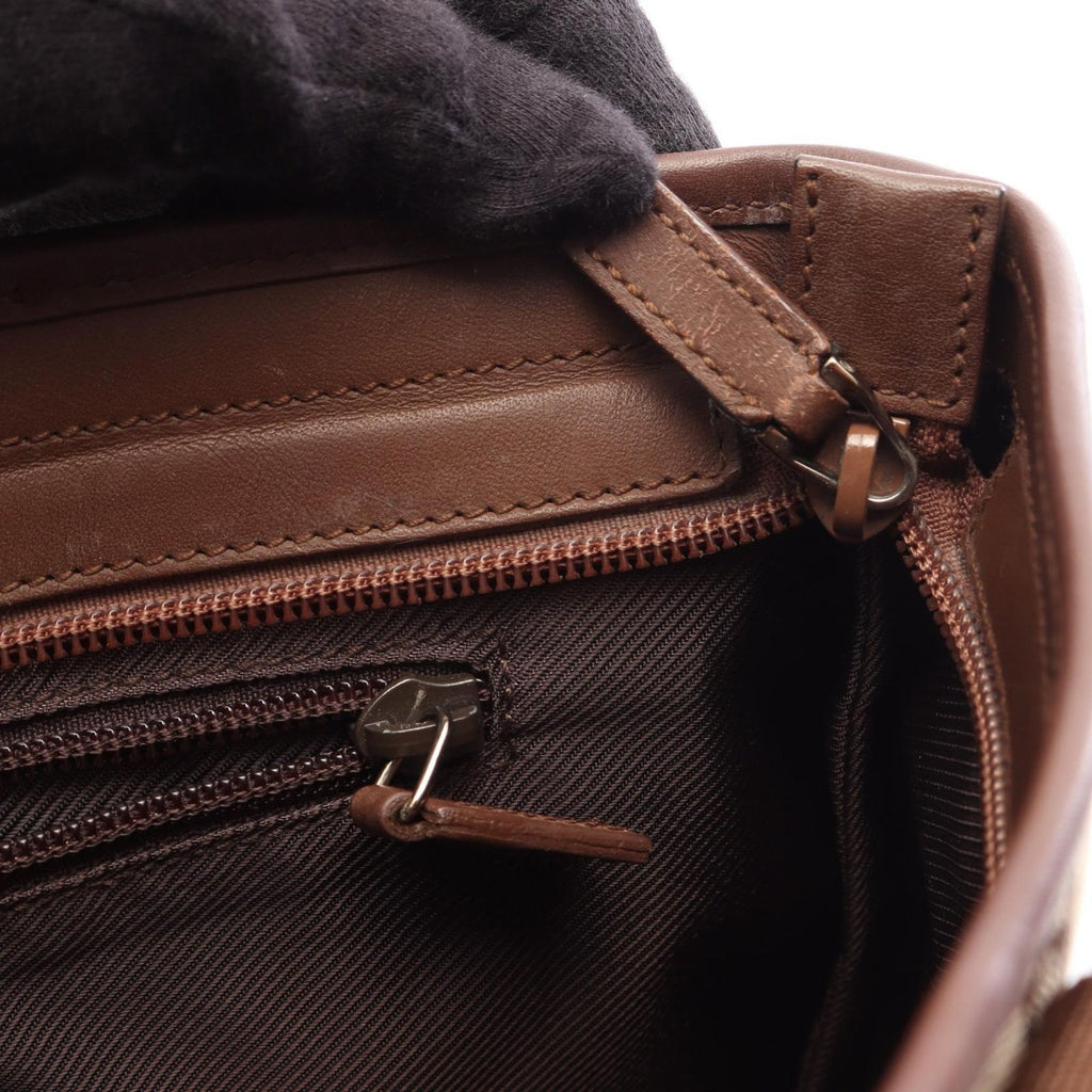 Gucci Tote Bag GG Campus 019 Beige Brown Leather — view 5