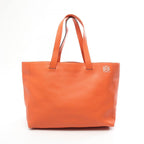 Loewe Tote Bag Anagram Orange Leather