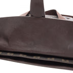 Loewe Shoulder Bag Anagram Brown Canvas Leather — view 6